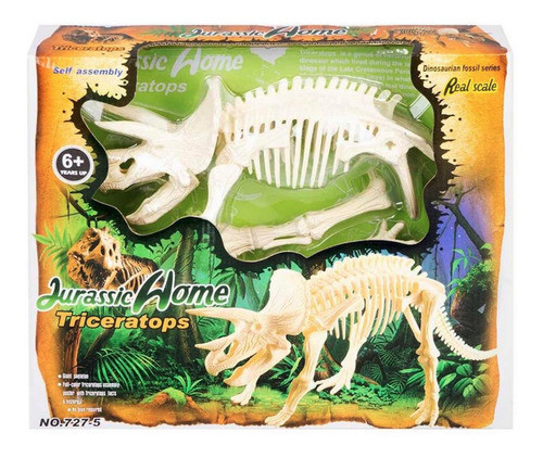 Esqueleto De Dinosaurio Triceratop + Poster A Color 0