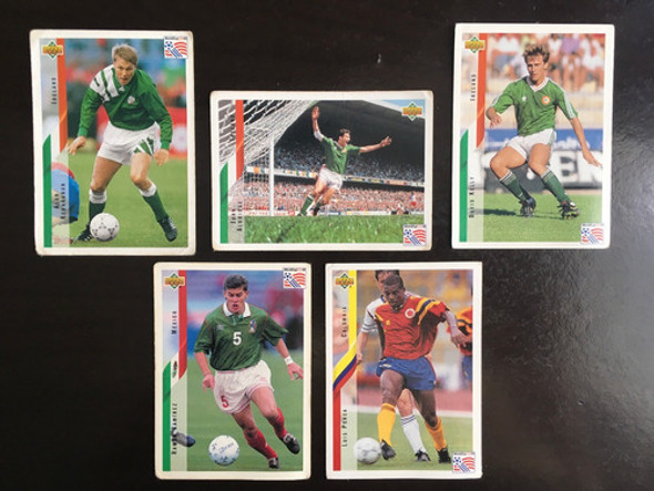 5 Tarjetas Upper Deck World Cup Usa 1994, Estado Muy Bueno 0