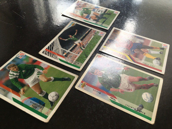 5 Tarjetas Upper Deck World Cup Usa 1994, Estado Muy Bueno 1