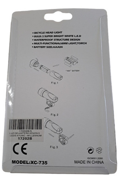 Linterna Para Bicicleta Con Soporte 1