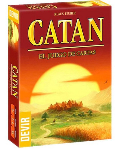 Catan El Juego De Cartas Mini Devir Original 2 A 4 Jugadores 0
