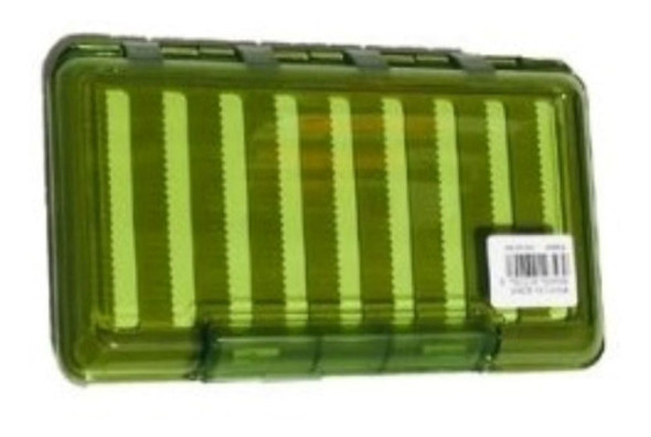 Caja De Mosca Doble Fly Fishing Color Gris Fume 0