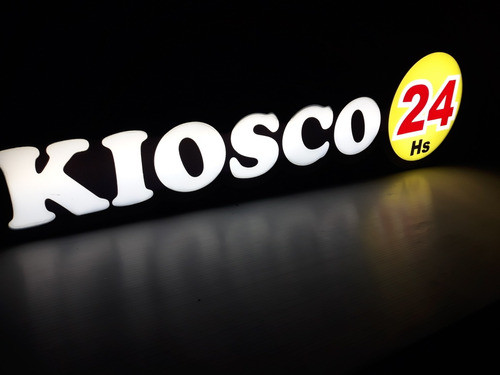 Cartel Luminoso Led Kiosco 24 Hs 0