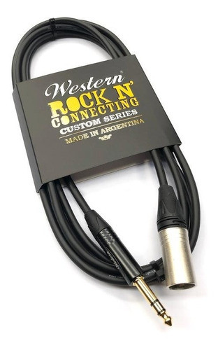 Western Cable Trs/xlrm 3 Metros Balanceado Monitor 0