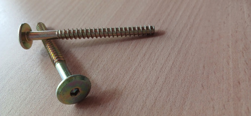 Tornillo Allen Cabeza Chata 7 X 70 X 10u. Ensamble Muebles 1