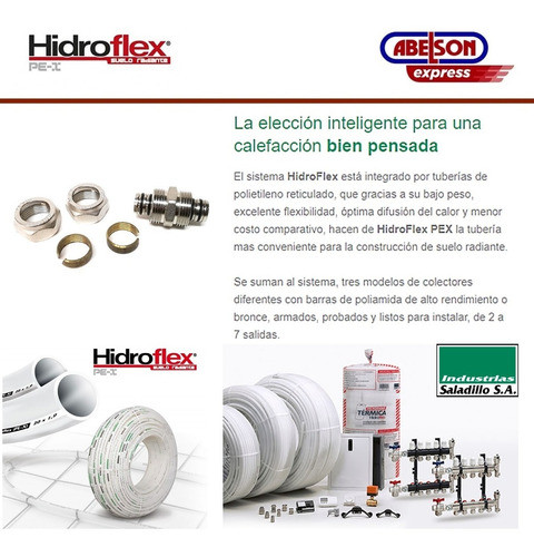 Hidroflex Manguito Intermedio 20mm Pex Acople Rapido 1