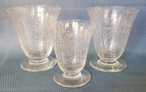 Baccarat Michelangelo France Lote 3 Copas B30 1