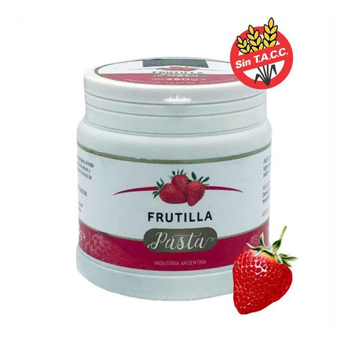 Pasta Sabor Frutilla Top Class X250g - Cotillón Waf 0