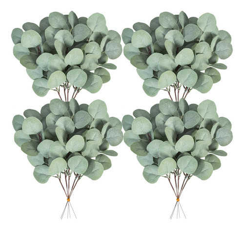 Ouddy Decor 20 Piezas Tallos Hojas Eucalipto Falsos 14,2 Del 0