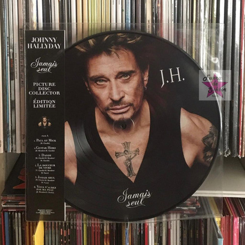 Vinilo Johnny Hallyday Jamais Seul Picture Disc Eu Import. 0