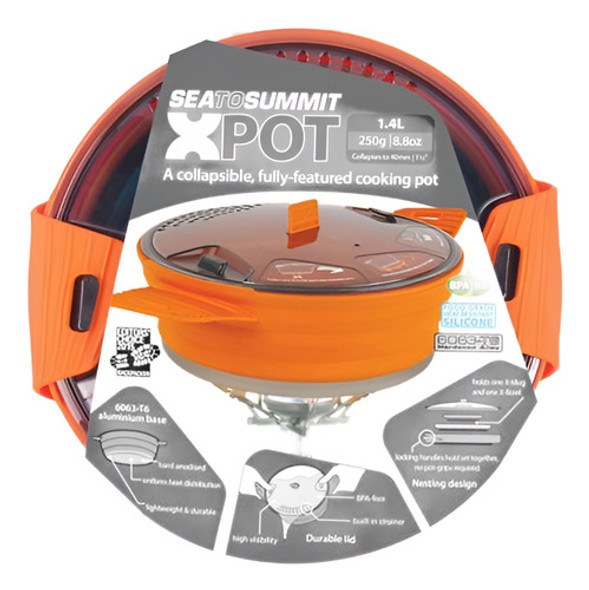 Olla De Cocina Y Colador Colapsable Sea To Summit X-pot 1.4 0