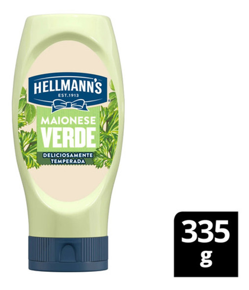 Atacado C/6 Hellmann's Maionese Verde 335g 0