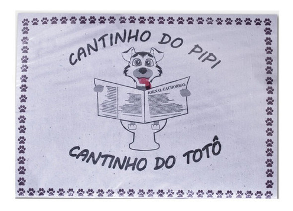 Forro Papel Cantinho Do Pipi P/ Xixi Cachorro 400uni +brinde 0