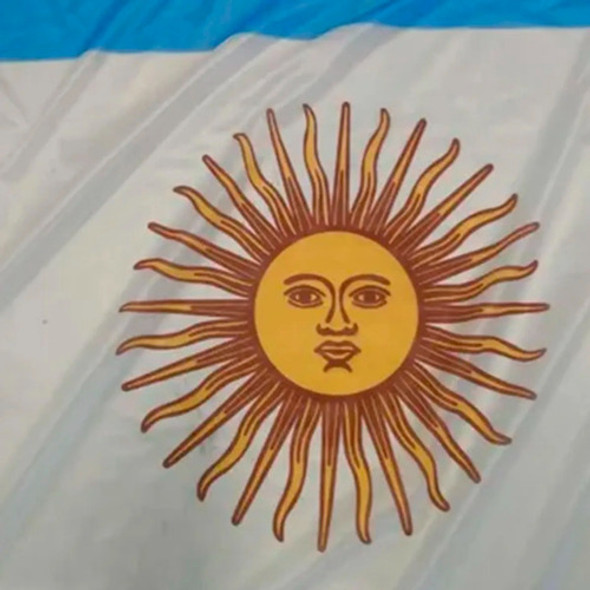 Pack X10 Bandera Argentina Copa Del Mundo Qatar 90 X 60 Cm 1