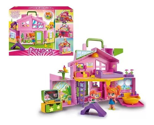 Pinypon Casa Rosa En Maletin C/2 Fig Y Acc Int 17012 Pin&pon 0