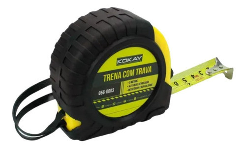 Trena Com Trava Fita Metalica 5 Metros 19mm - Profissional 0