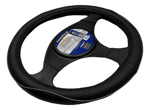 Cubre Volante Goodyear, Negro Con Reflectivo Gris, Auto 38cm 1