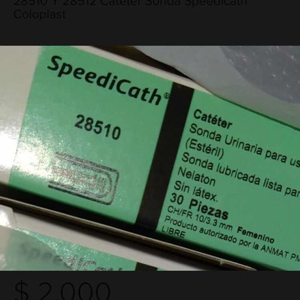 Sondas Coloplast Nelaton Femininas Speedicath 28510 X 30 1