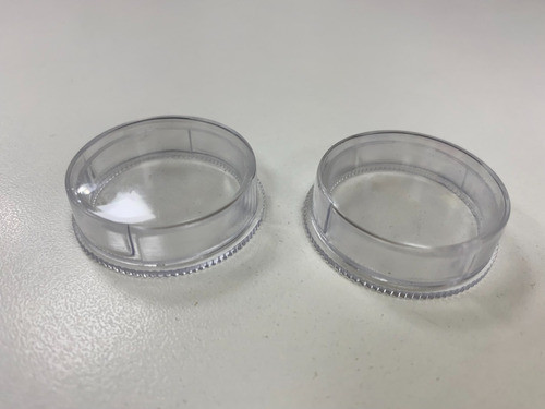 Pote Acrilico Mini C/ Traba X40u Cosmética Sonajero 1x3.5cm 1