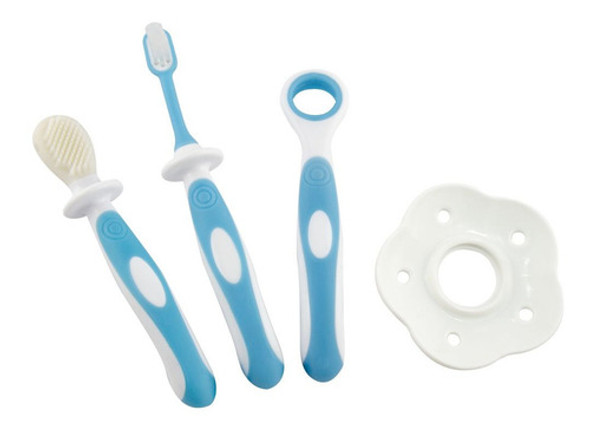 Escova De Dente Para Bebê Kit Higiene Oral Comtac Kids 4377 0 Escova De Dente Para Bebê Kit Higiene Oral Comtac Kids 4377 0
