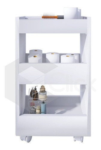Porta Rolo De Papel Prateleira Wc Off White 0