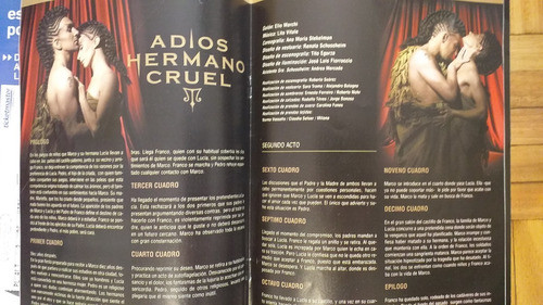 Programa Julio Bocca Último Tour Gracias Teatro Opera Entrad 1