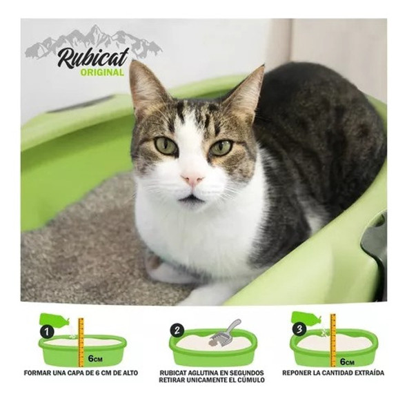 Piedra Para Gato Rubicat Original Arena Aglomerante 5 Kl 4u 1 Piedra Para Gato Rubicat Original Arena Aglomerante 5 Kl 4u 1