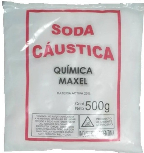 Soda Caustica X 1/2 Kg 0