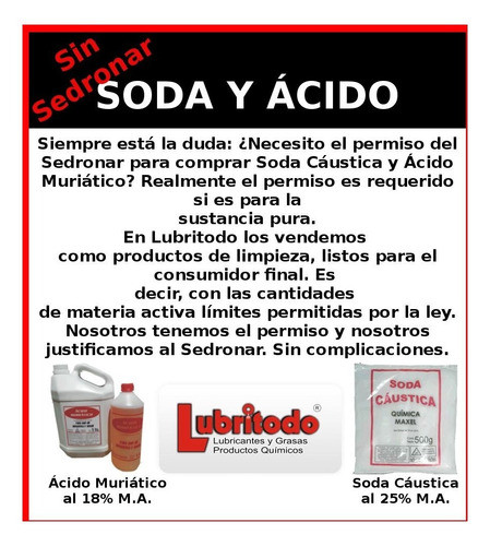 Soda Caustica X 1/2 Kg 1