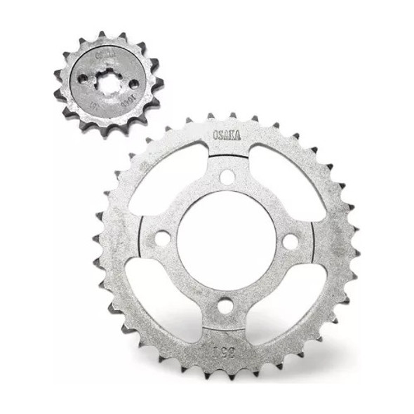 Transmision Honda Wave 100 Nf Cadena Reforzada+ Gomas Maza 1