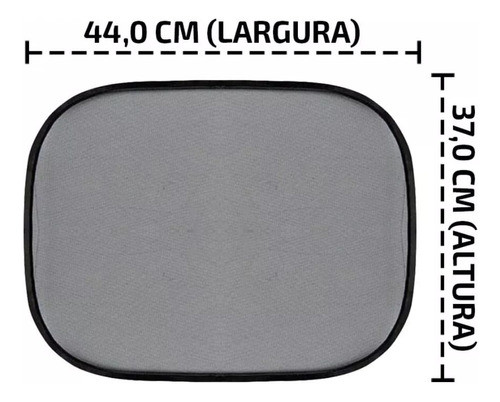 2 Protetor Solar Vidro Lateral Carro  Civic 2006 2011 1
