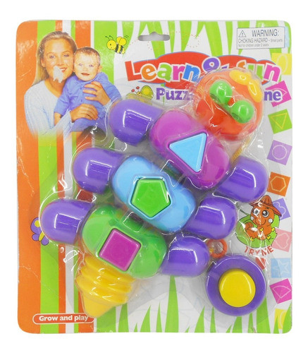 Juguete De Arrastre Con Blocks Oruga Con Sonido 0