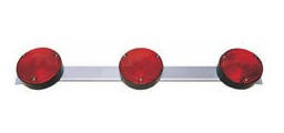 Faro Soporte Triple Con 3 Faros 1105 Rojos 0