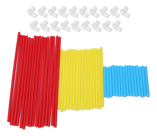 Construtor De Blocos De Construção Diy Straw, Montado Para C 0