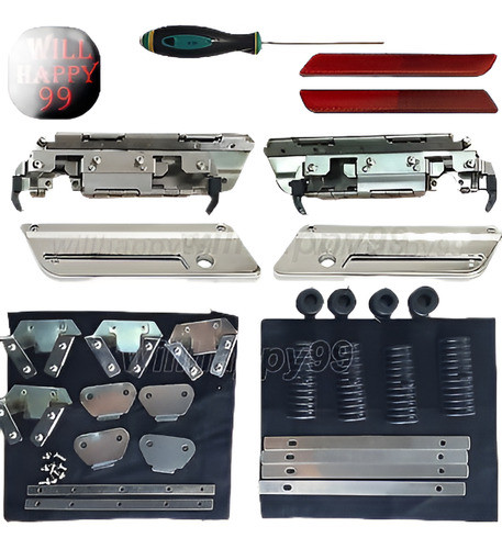 Silla De Montar Bolsa Hardware Cromo Cierre Tapas Goma Para 0