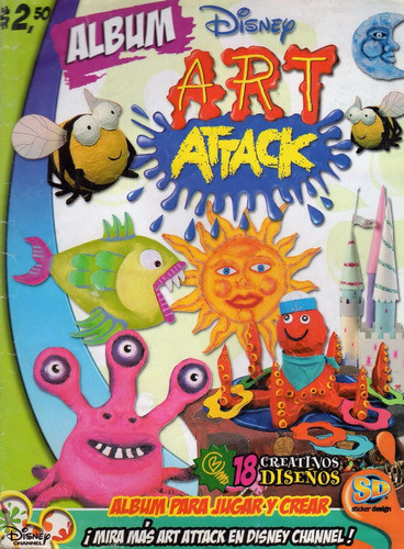 Album De Figuritas Incompleto * Art Attack * 2007 0