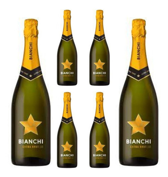 Champagne Bianchi Extra Brut X 750 Ml Caja 6 Botellas 0
