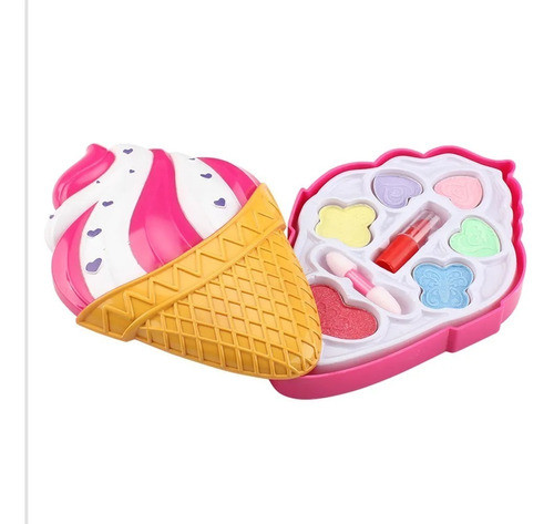 Set De Maquillaje Paleta Forma De Helado Blower 1