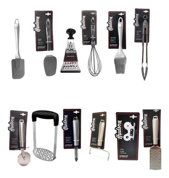 Set 12 Utensilios Silicona Reposteria Hudson Calidad Super 0