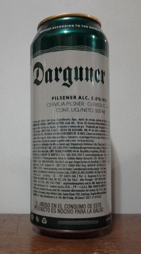 Lata Darguner 500ml Alemania Vacía 1