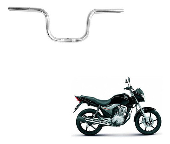 Guidão Original Fan 150 2009 2010 2011 2012 2013 Cromado 0