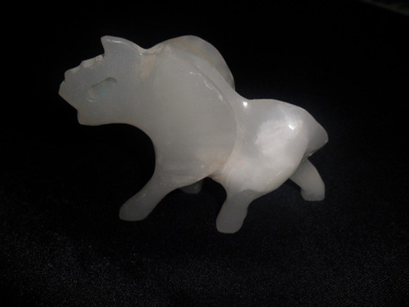 Elefante Elefantito Adorno Figura Marmol Miniatura Coleccion 0