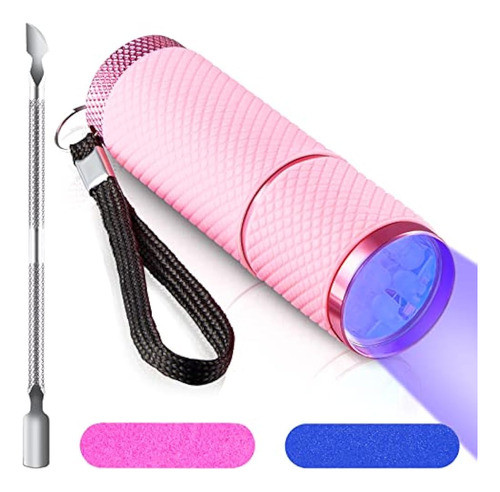 Mini Lámpara De Uñas Led Uv Para Uñas De Gel Con 9 Led Y Emp 0