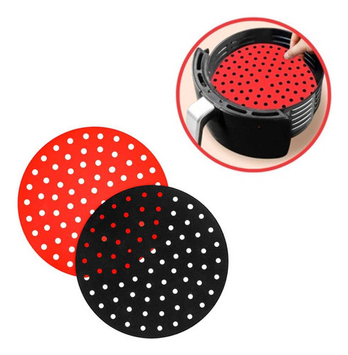 Kit 2 Protetor Tapete Silicone Para Fritadeira Air Fryer 0