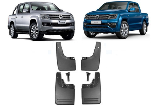 Barreros Delanteros Y Traseros Vw Amarok P/ Fender X4 Orig 0