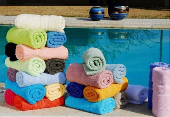 Juego Toalla Y Toallón Grande Franco Valente 400 Gr Colores 1