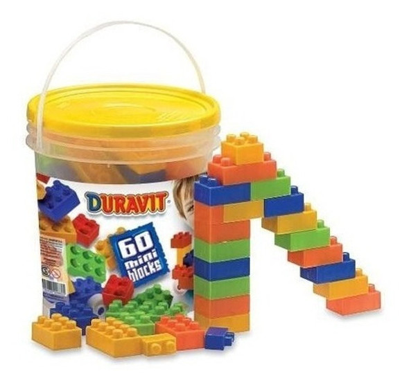Balde Infantil Juego Con 60 Blocks Chicos Duravit 660 0