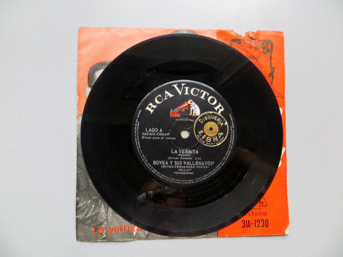Bovea Y Sus Vallenatos Vinilo Simple Rca Victor 3ia-1230 1