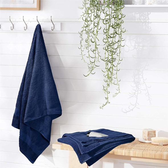 Glamburg Premium Cotton 4 Pack Juego De Toallas De Baño - 10 1