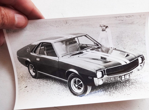 Foto Antigua 1968 Amc Amx Javelin Auto No Folleto No Manual 0